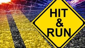 Hit and Run Yellow Sign