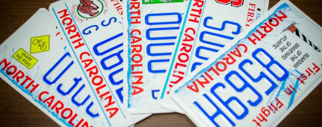 North Carolina License Plate Frames